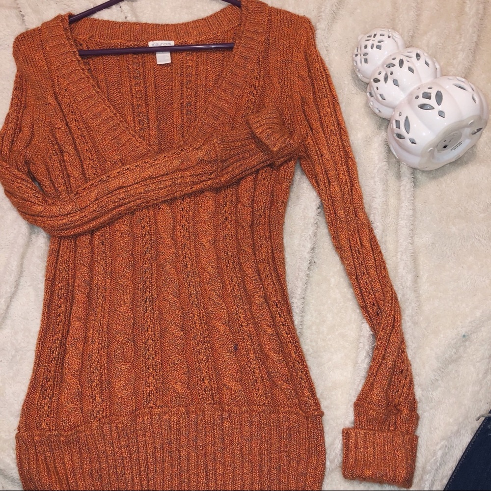 Burnt Orange Sweater • Worn ONCE!